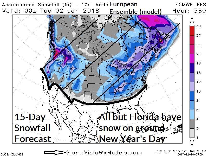 climateimpactco's tweet photo. Super Warm Central/East This Week – Most of U.S. Colder Than Normal by Late December #brrr Read more: https://t.co/k5LwhoI7KT https://t.co/90rLl7it2h