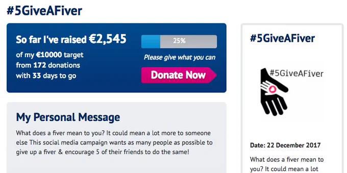 Image from Five Give A Fiver (@5GiveAFiver)