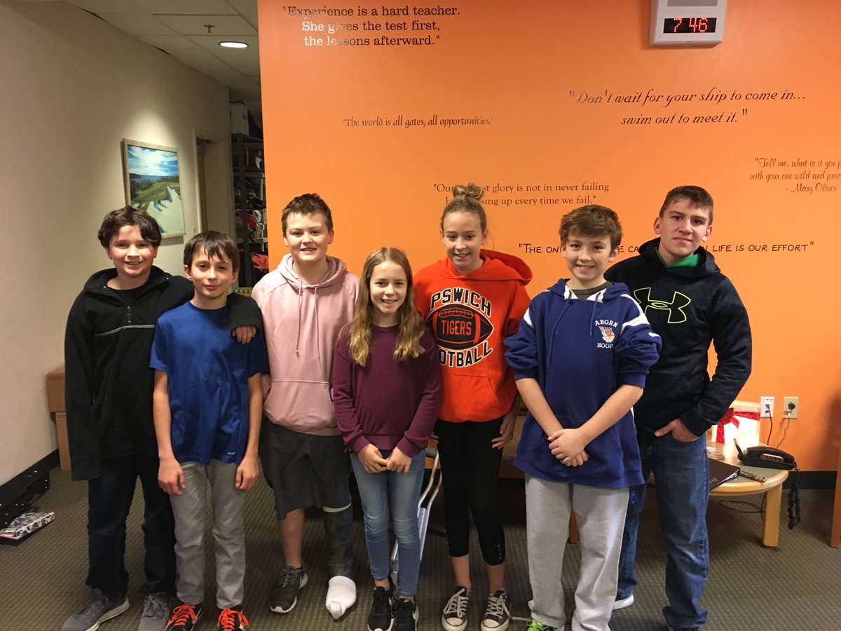 dfabrizio50's tweet photo. Congrats. This group of 7th grade students conducted a bake sale in frigid temps for Talia. #RUDuffEnough? They were. https://t.co/3JNpdyL609
