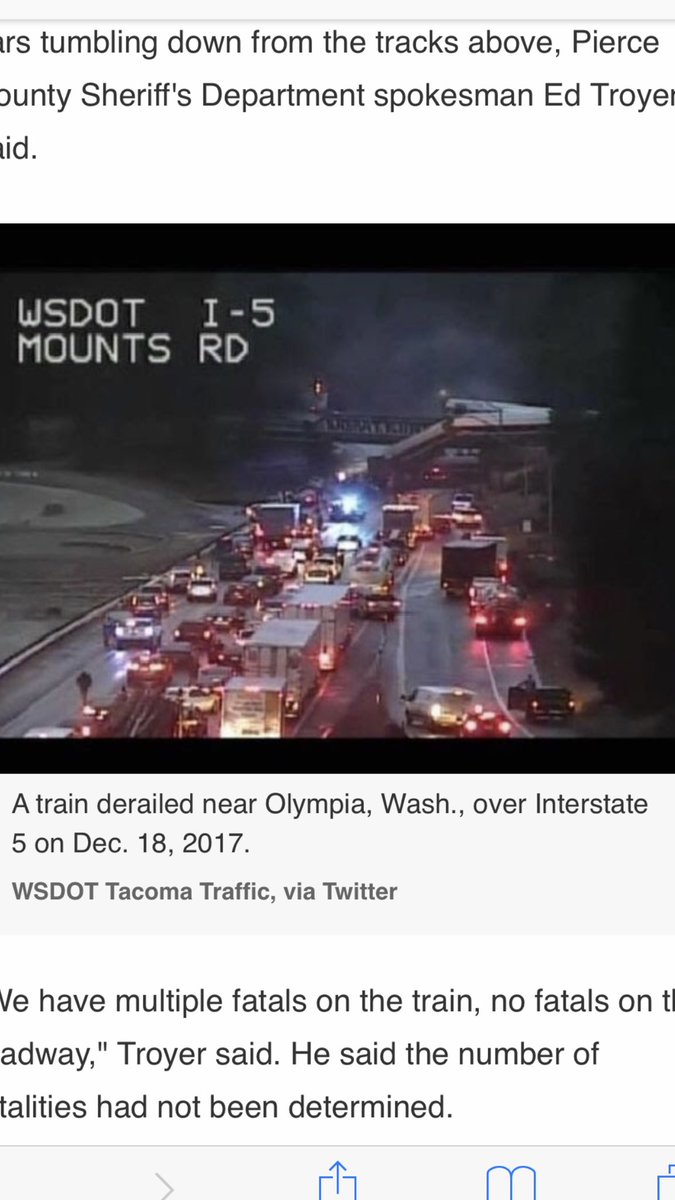 Apacheteam6's tweet image. Prayers go out to everyone involved in the I-5 train accident by JBLM. #Pray #safety #Tacoma