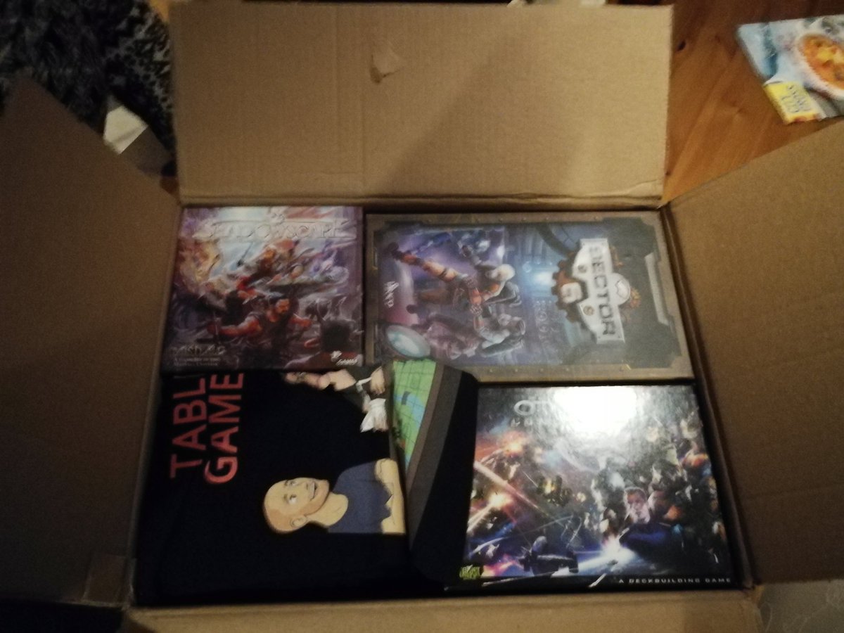 Trexium's tweet photo. Got a Christmas gift from @GameMasterChris today! 😁 
Thanks alot guys @TabletopGameTlk https://t.co/YaHRF6WafZ