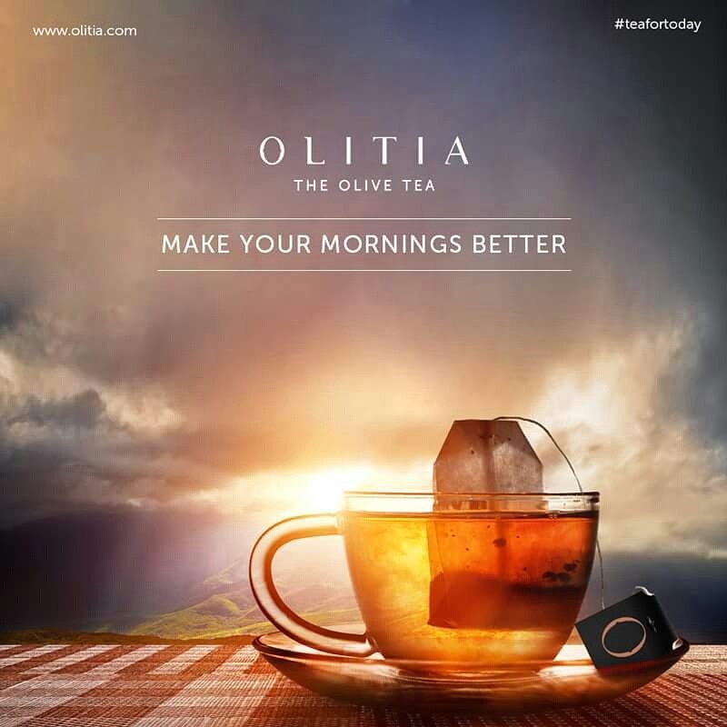 Olitia Olive Tea. A new way to start your day.