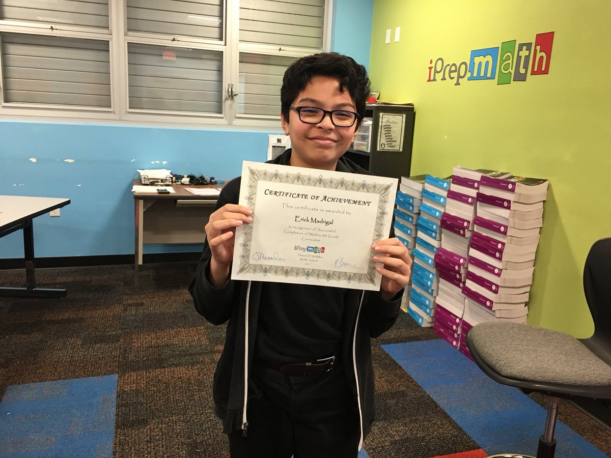 iprepMiranda's tweet photo. Very proud of David and Erick.. They completed MATHia’s 6th Grade Curriculum! @HDMcMillan @carnegielearn @iPrepMath https://t.co/ASzg92hObb