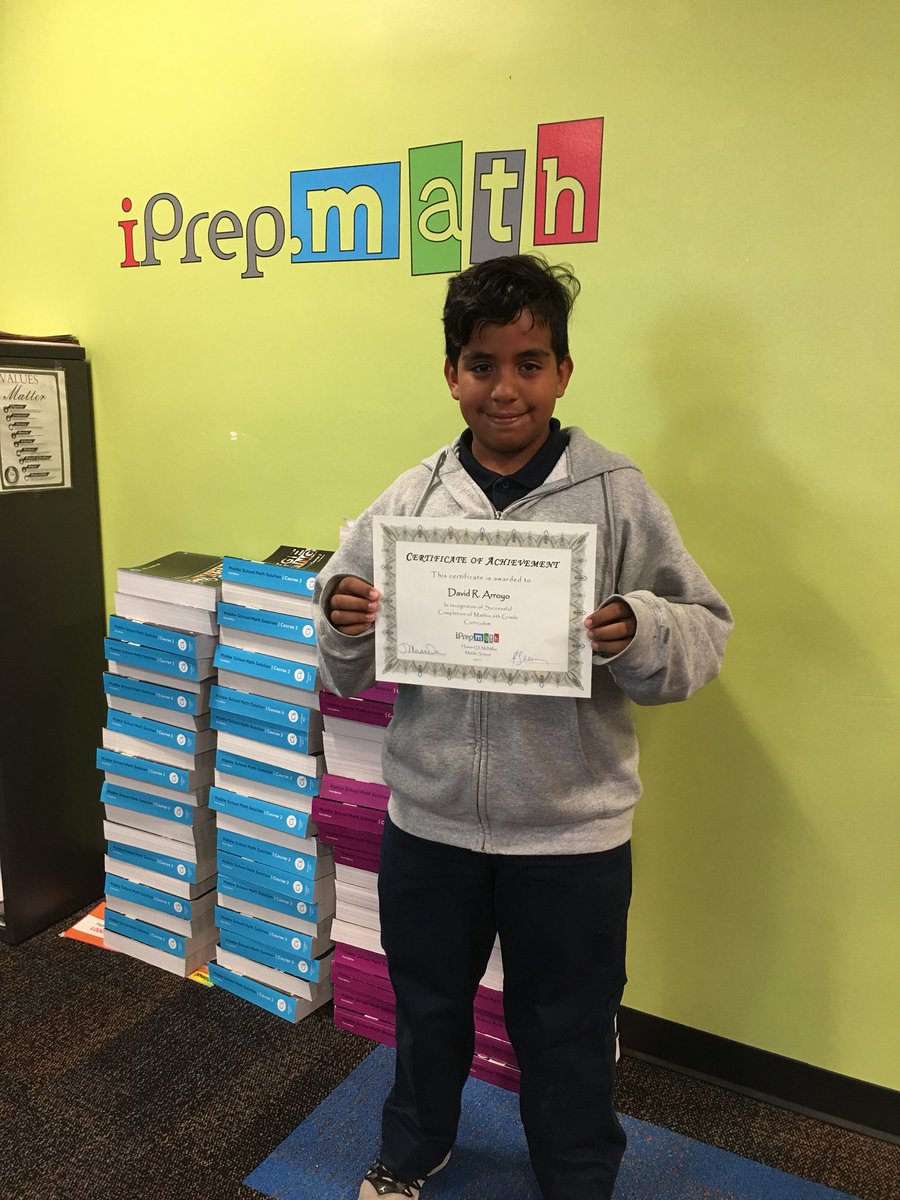 iprepMiranda's tweet photo. Very proud of David and Erick.. They completed MATHia’s 6th Grade Curriculum! @HDMcMillan @carnegielearn @iPrepMath https://t.co/ASzg92hObb