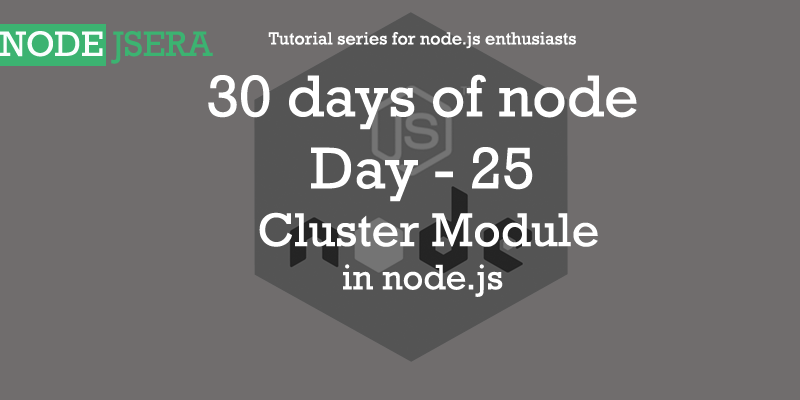 nodejsera's tweet photo. #30daysofnode day - 25 : clusters  in node.js
#LIVENOW 
Link : https://t.co/KRhSPXWu8E
#nodejsera #learnnodejs #tutorial   #livenow #nodejstutorial
#seriesfornodejs #clusters #day25 #nodejs #node https://t.co/fjwh75FsXA