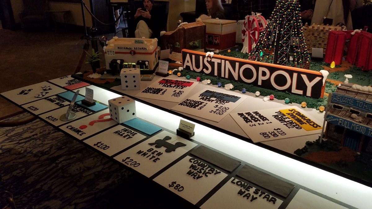Aaron_Carpenter's tweet photo. I'd build a hotel on "MASTER PANCAKE BLVD", but @MasterPancake would probably just make fun of it. #AUSTINOPOLY at the #FourSeasons. https://t.co/C2cbwjh7O2