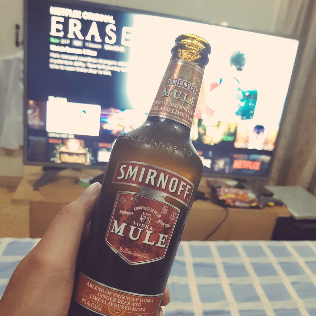 OOoohhHans's tweet photo. Just one bottle to help me sleep. #netflixandchill #VisitMeSandman #erased https://t.co/7jKNUmoDqH