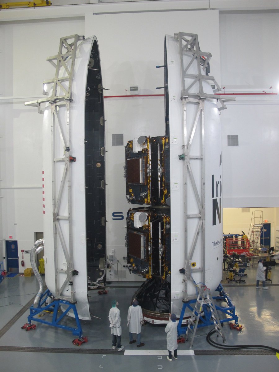 IridiumIR's tweet photo. T-4 days until #Iridium-4 takes flight! Launch is scheduled for 05:27:23 pm PST on Dec 22 (01:27:23 am UTC on Dec 23) with an instantaneous launch window. Live webcast will begin approximately 20 minutes before launch at https://t.co/e3mHngJUyk #IridiumNEXT #FlightProven #FriYay https://t.co/xdH9DSUNsV