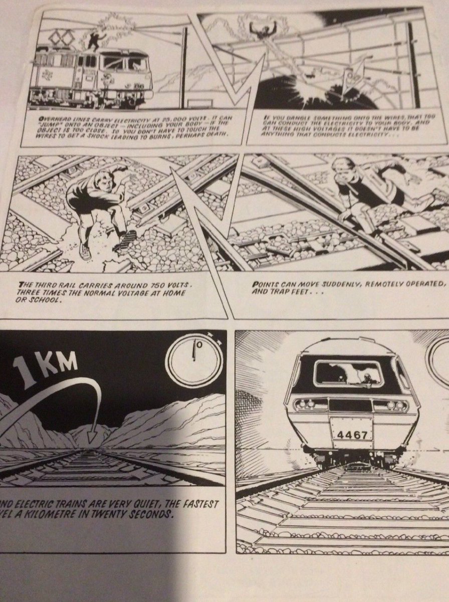 _doublearrow's tweet photo. Where would you like me to begin? Was it even an official British Rail campaign? Don't remember it...
#CaptainCaution https://t.co/yr1ONg0ngH