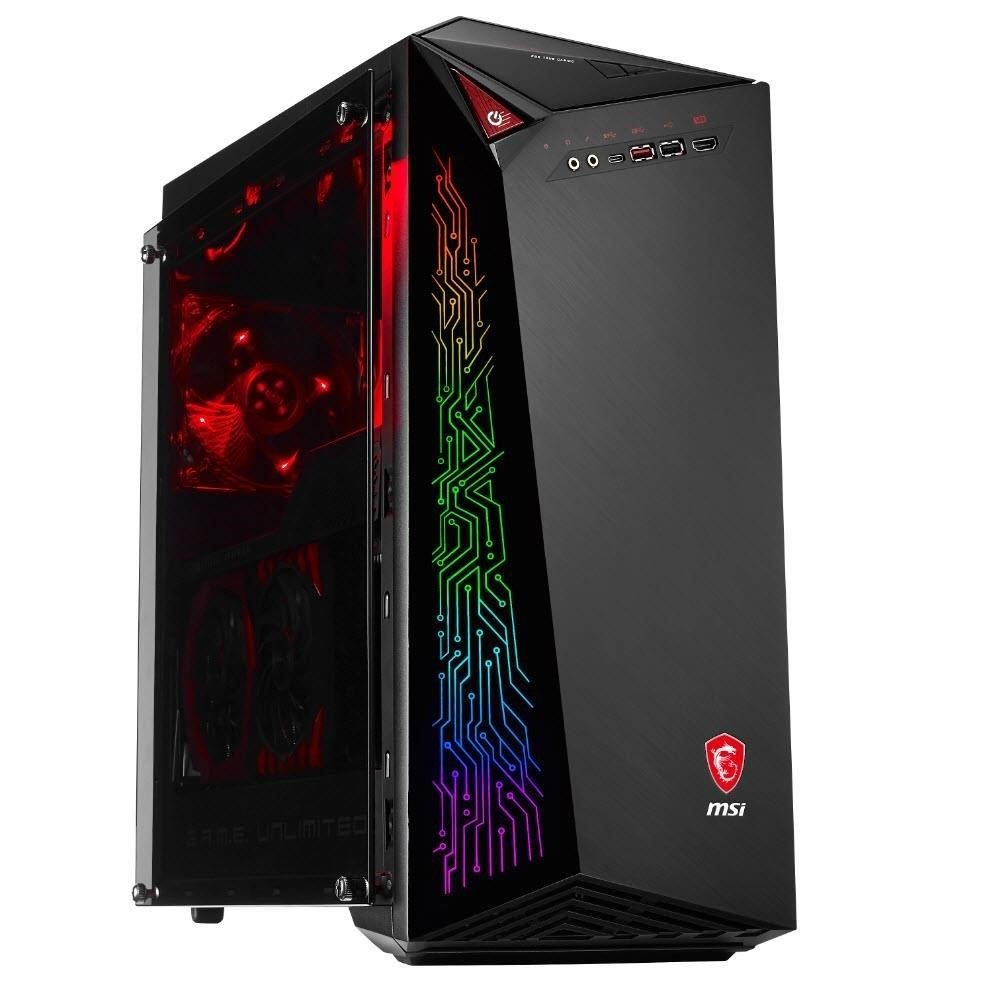 The MSI Infinite A is a mid-tower gaming PC with loads of LED lighting and a tempered glass side panel. computerpoweruser.com/article/24993/…