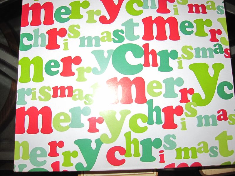 SubvCopyEd's tweet image. My annual holiday caution: Always proofread the wrapping paper!
