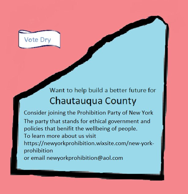 nyprohibition's tweet photo. #NewYork #Chautauqua #Jamestown #Dunkirk #Westfield #Fredonia #Arkwright #Harmony #Clymer #NorthHarmony #Ellicot #FrenchCreek #Pomfret #Sheridan #Hanover #Ripley #Poland #Falconer #Lakewood #Mina #Gerry #Ellery #Ellington #Portland #Villenova #Cassadaga #Panama https://t.co/ShKsdZOGX9