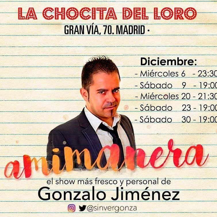 GonzaloJimenez_'s tweet photo. SORTEO entradas 2x1Miércoles 20, 21:30h y sábado 22 de diciembre 19:00h @chocitadelloro @Granviademadrid.Entre los Seguidores que RT.
@ComediaMadrid @TEATROMADRID @PlanMadrid  @MadridSeduce @Madrid_Me_Gusta @CulturaCMadr
Entradas: https://t.co/iX9fflAQgK https://t.co/3ucvh8SNe4 https://t.co/Zs57IUEhw1