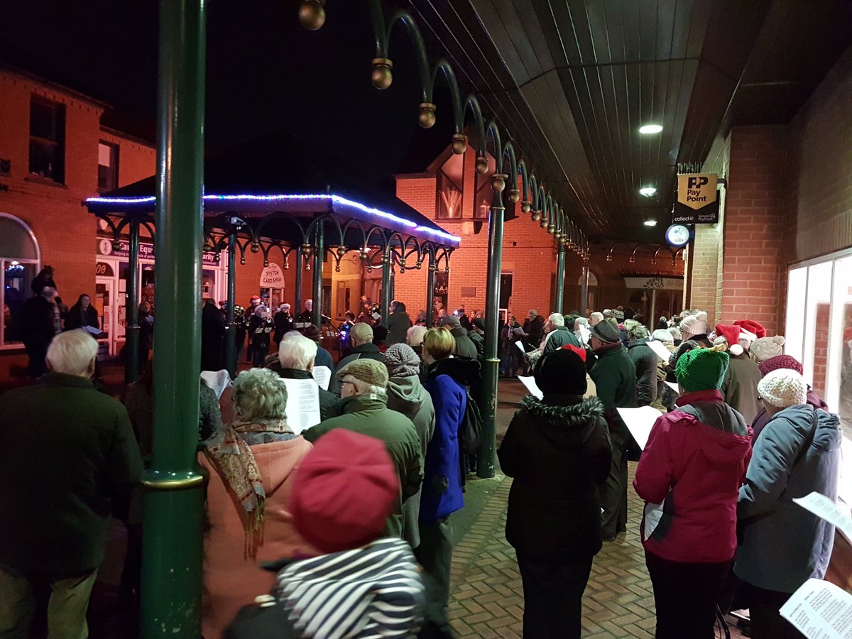 Carol Singing in the Town Square with Churches Together
