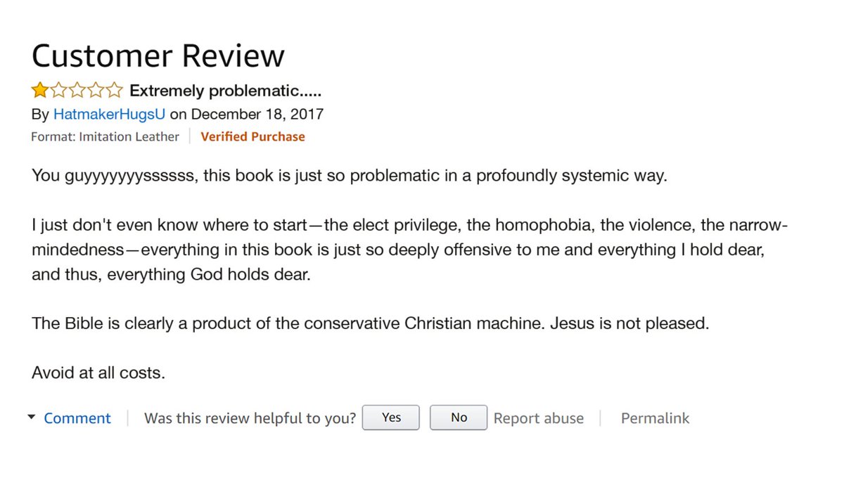 Jen Hatmaker Slams Bible With Scathing 1-Star Amazon Review babylonbee.com/news/jen-hatma…
