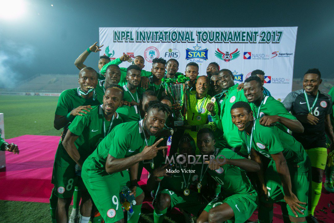 modovictorekene's tweet photo. What winning the #npflinvitational2017 meant to the @NGSuperEagles CHAN team.
So who is sending me to Morocco for this tournament https://t.co/D3Fsme7Ssd