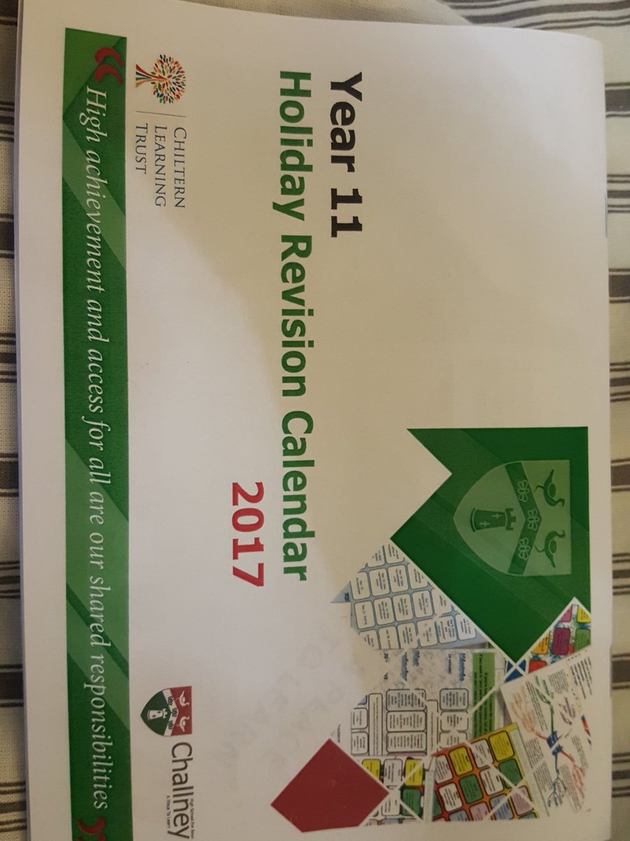 Andrew220628's tweet image. The Challney Year 11 Holiday Revision Calendar @ChallneyBoys. Fantastic work @PEV2017..... great joint collaboration by Heads of Departments. #verycreative #Successful #learning