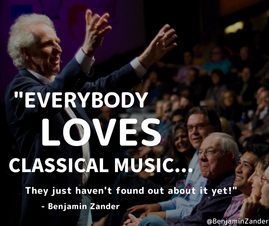 BenjaminZander's tweet image. Did you know? #ClassicalMusic