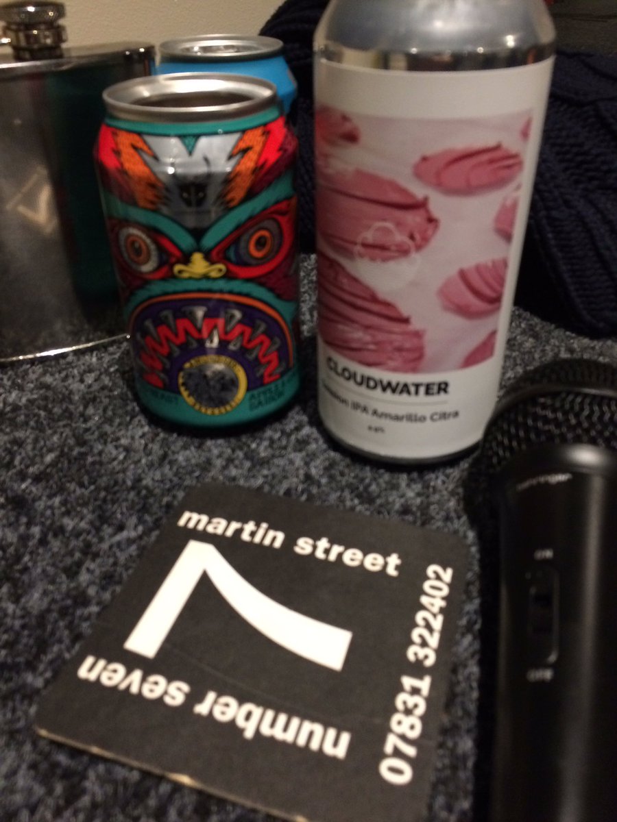 shudder71's tweet photo. Martin Street Sessions/No Sons Xmas Do fueled by @WildBeerCo @cloudwaterbrew #nosons #happyxmas #rehearsals https://t.co/a43upbgUjO