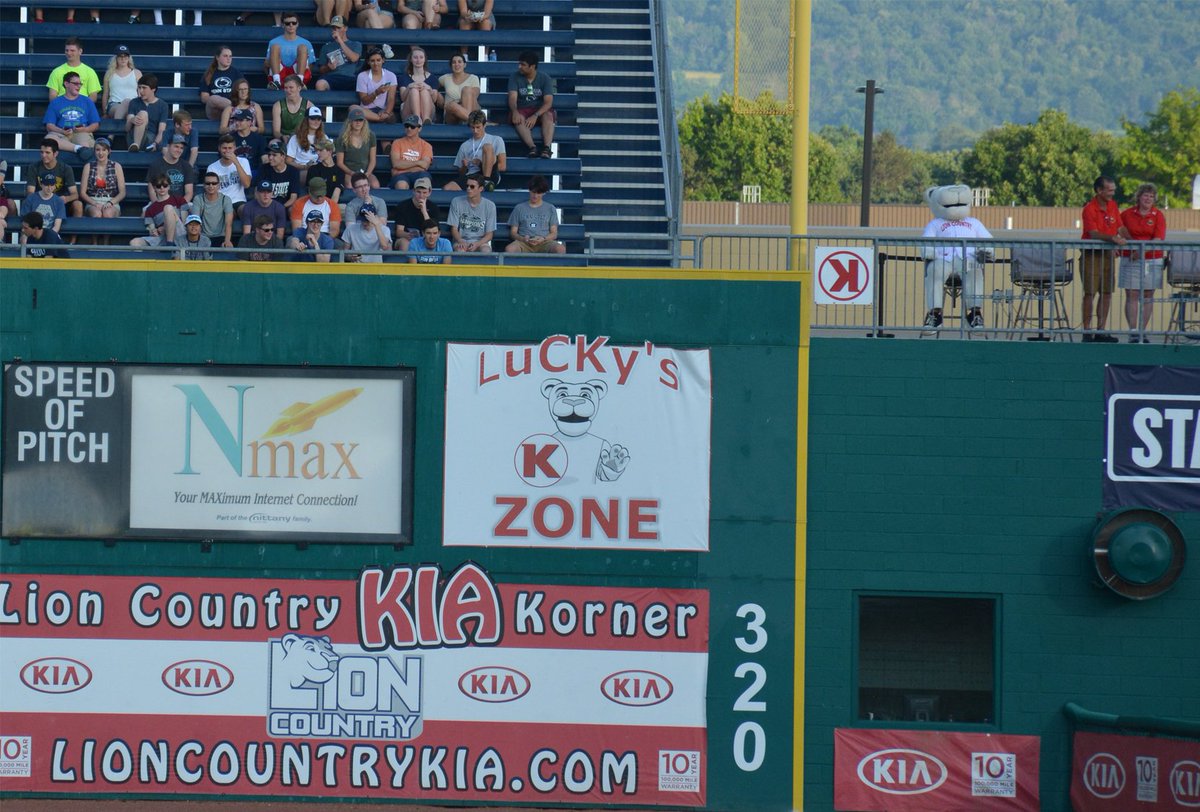 SCSpikes's tweet photo. The @LionCountry_Kia Korner is always the place to be - especially when #SCSpikes pitchers are helping LuCKy the Lion rack up the K's!
Thanks to @AMIGraphics for producing the outfield billboard signs that help make it so special! #AMIGraphics https://t.co/oKrhldnZTH