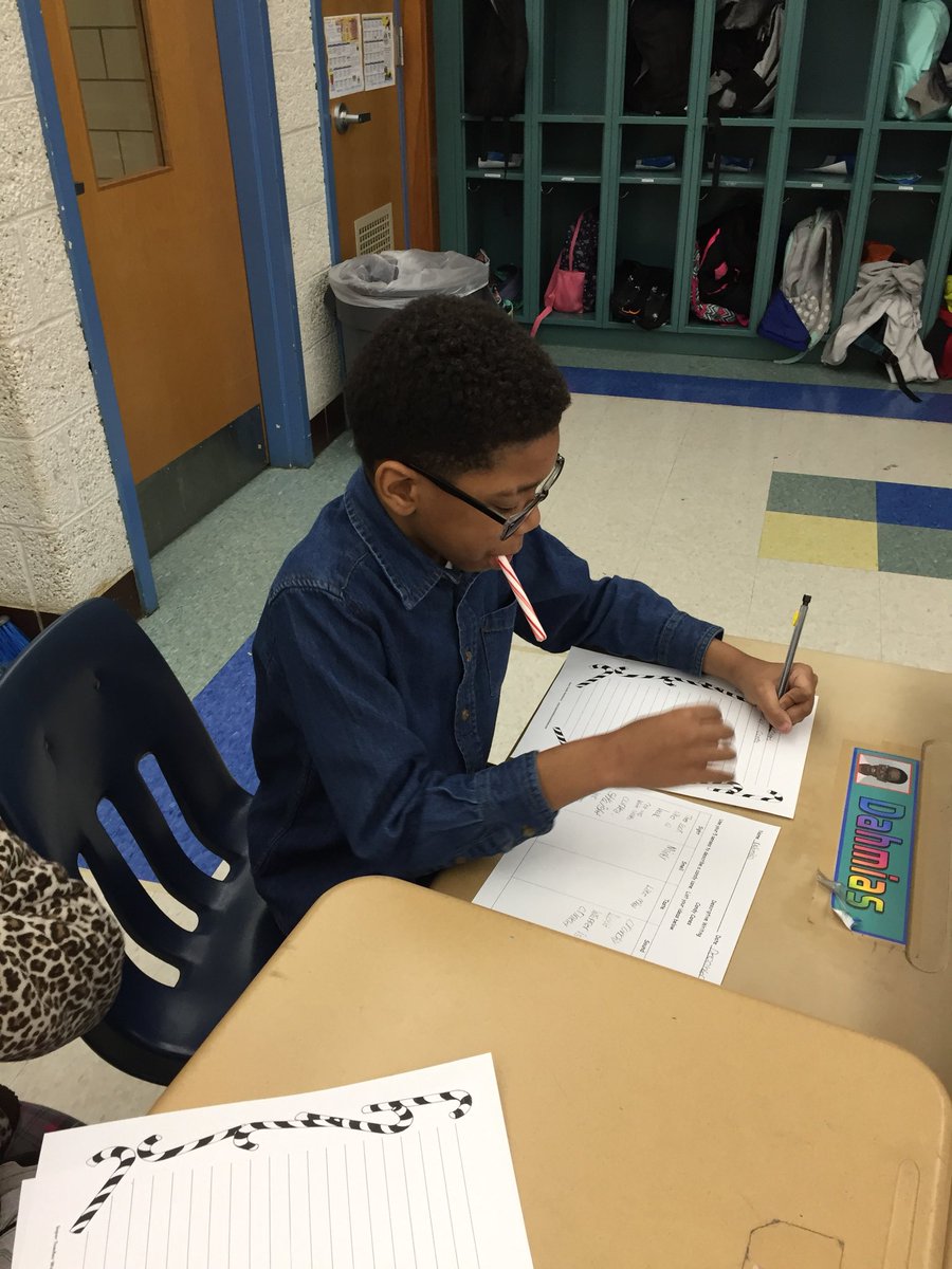 mrsorrplv's tweet photo. Writing a descriptive paragraph about candy canes is much easier when you have an actual candy cane for inspiration! @PLVBears #polarpride https://t.co/N6kBHtdqO5