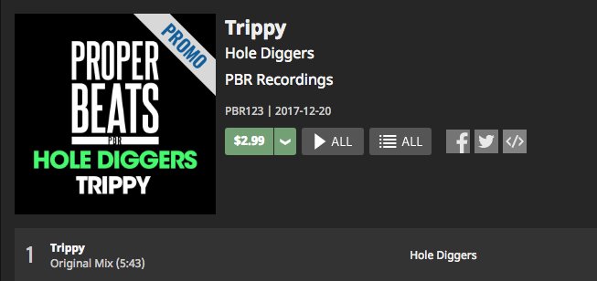 <a href="/HoleDiggers1/">Hole Diggers</a> x <a href="/traxsource/">Traxsource</a> promo on <a href="/Proper_Beats/">PBR Recordings</a>! 
#Trippy Link: goo.gl/pSsNHV