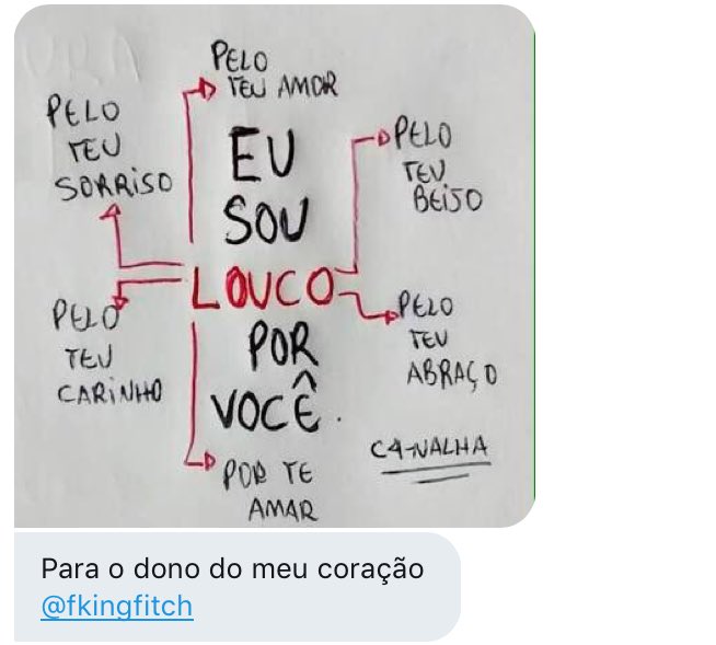 burnreverse's tweet image. 📱 Para: @fkingfitch