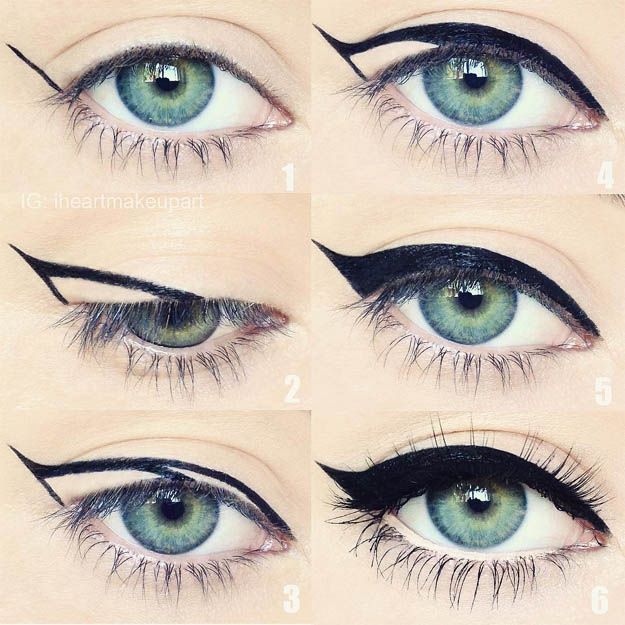 OmniaCosmetics's tweet photo. Follow the steps above to get the perfect step by step on how to draw a precise cat eye, using #omniacosmetics #linear7 brush. 

Credit: https://t.co/9yyzB8U1zm https://t.co/ngIhFmuDBi