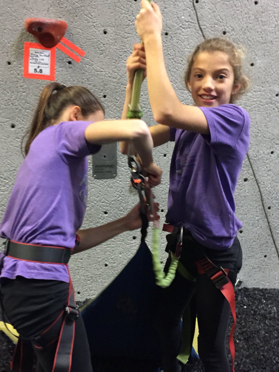 ActionGymDarien's tweet photo. Bria helping Nora strap in https://t.co/hTPGvil830