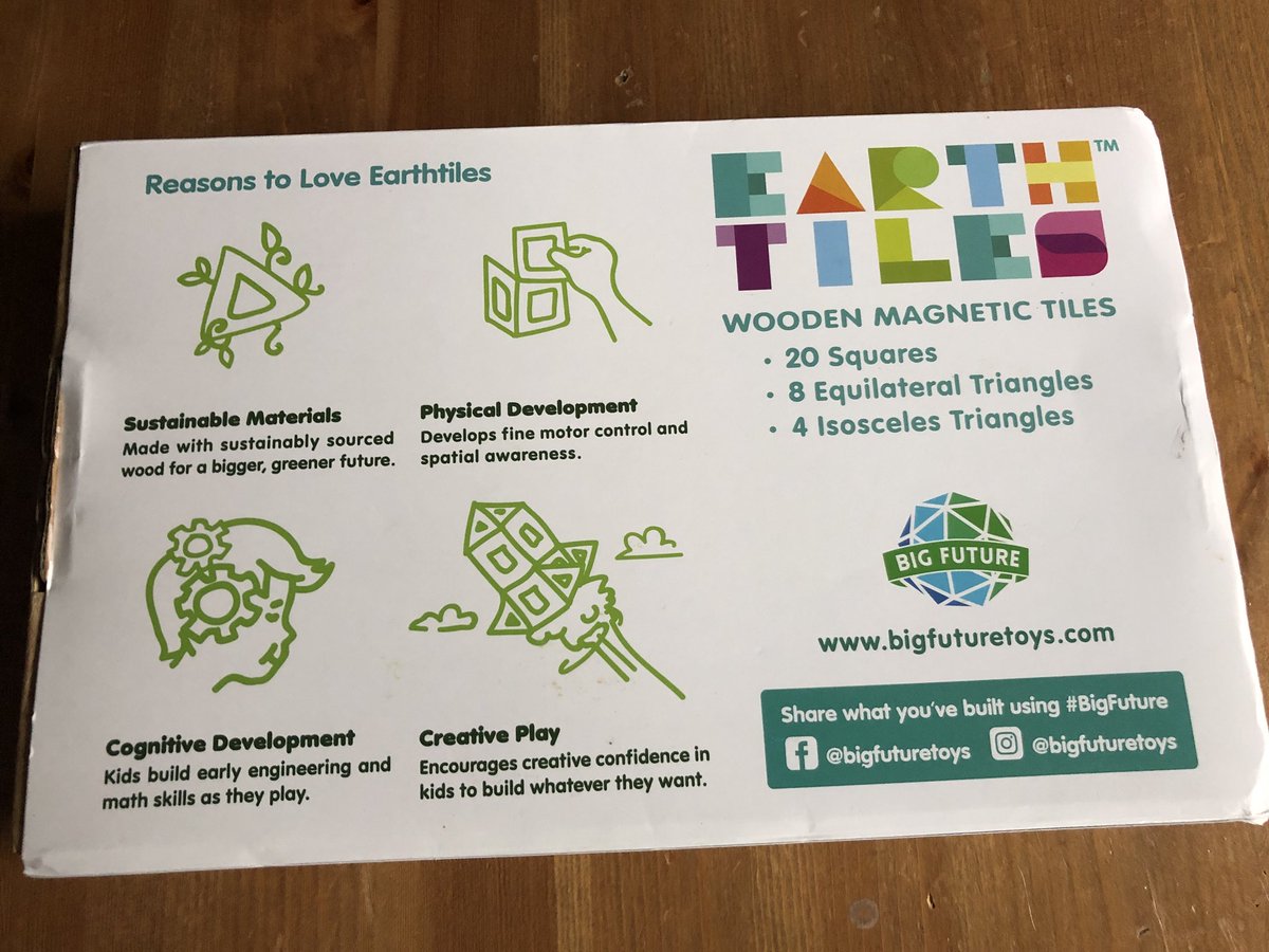 earthtiles wooden magnetic tiles