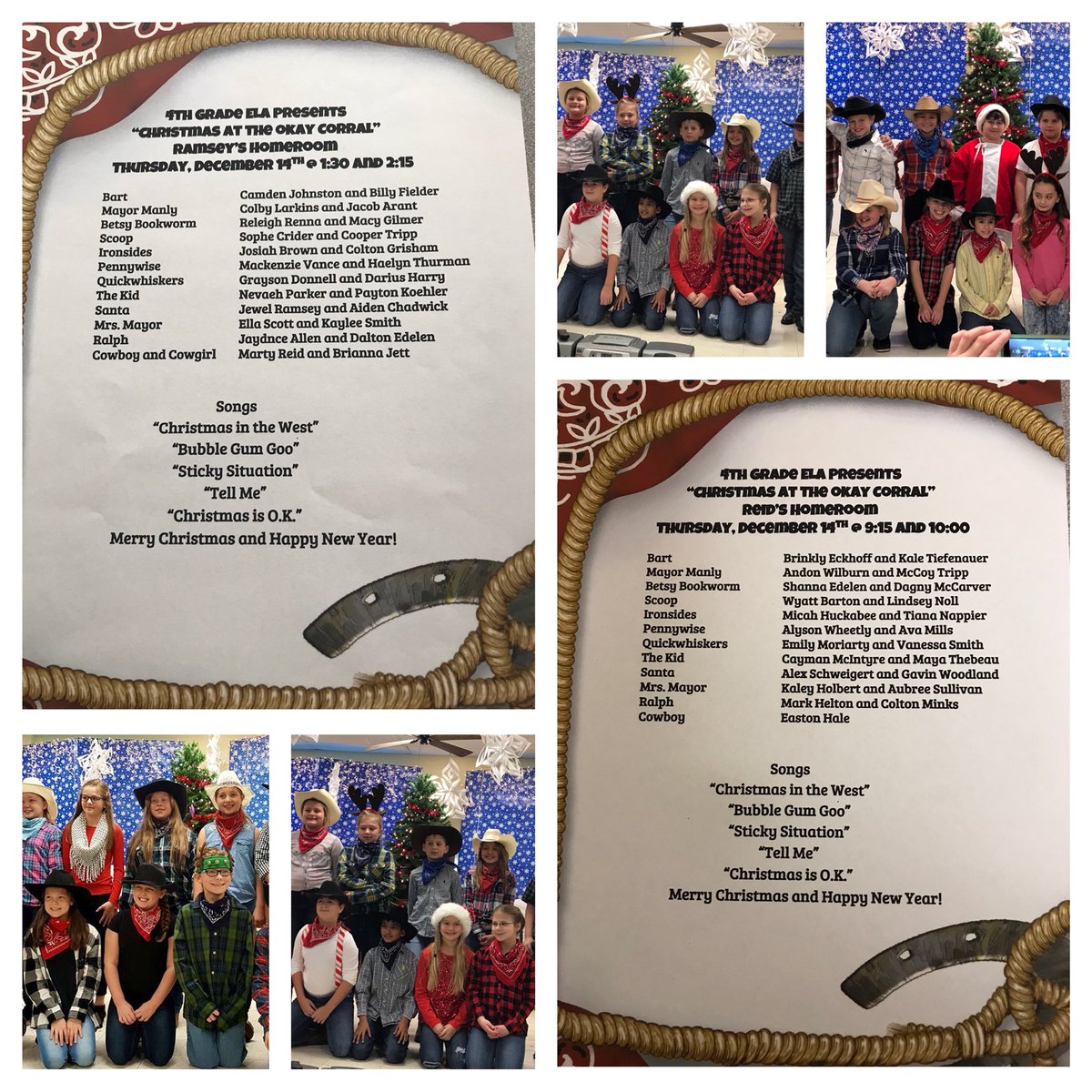 GaeReid's tweet photo. Another amazing year of “Christmas at the Okay Corral!”  #KnightsR7 https://t.co/Sp7dOF8SG5