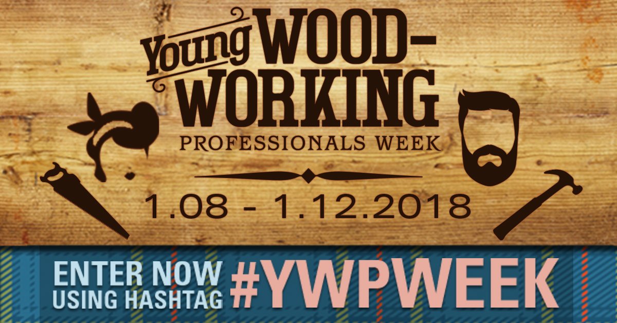 WoodworkingBiz's tweet photo. Young Woodworking Professionals Week is now accepting entries! Post a picture of your project and include as much information as you can about your project including title and description, ages 18-35! See article for more info! #YWPWEEK https://t.co/zYOXRdnb4O