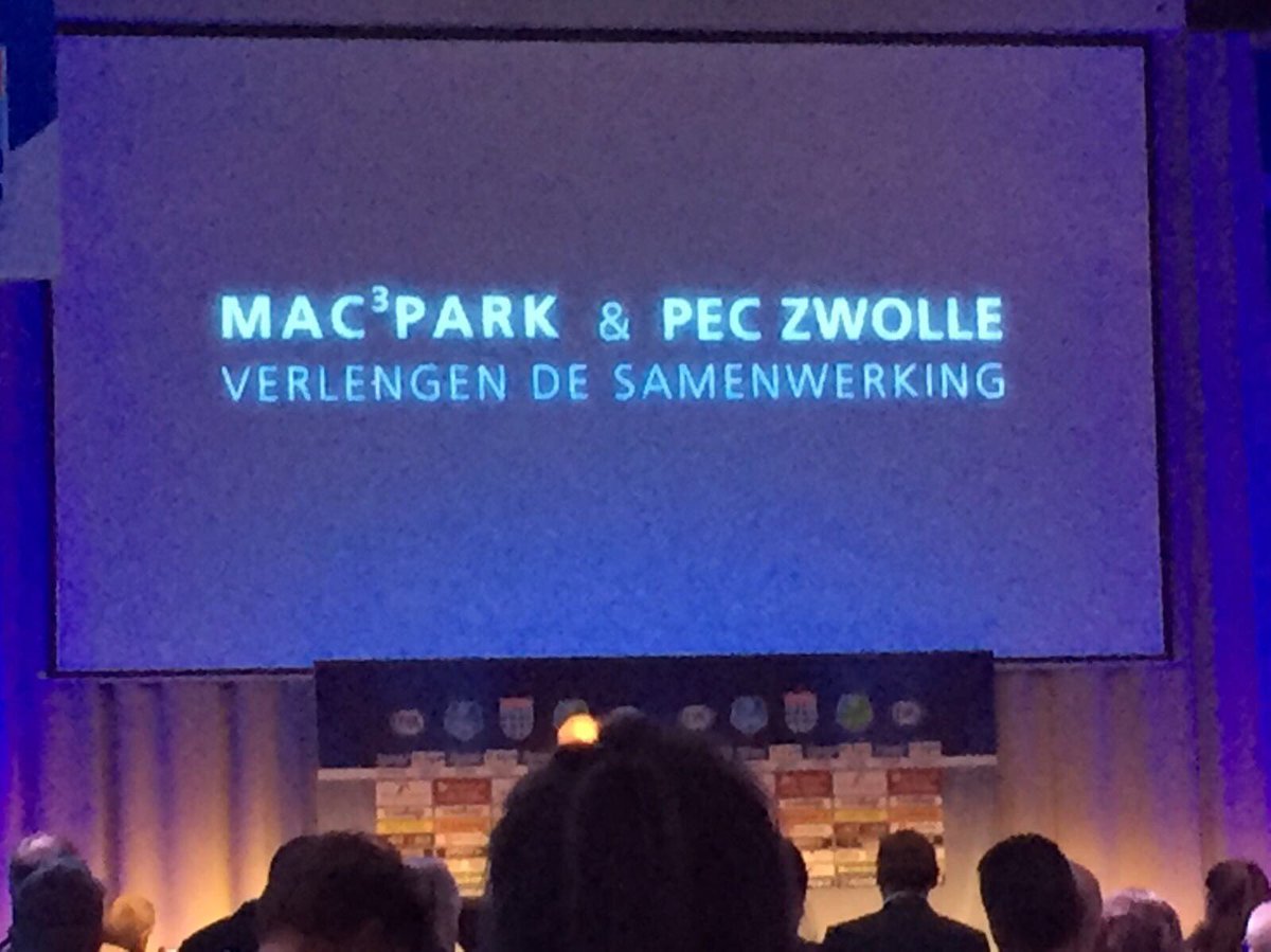 Adriaan Visser: ,,We hebben op alle gebieden de wind in de zeilen. Het is daarnaast uniek dat we nu MAC3PARK tot en met het seizoen 2023-2024 aan ons hebben weten te binden." #peczwolle
