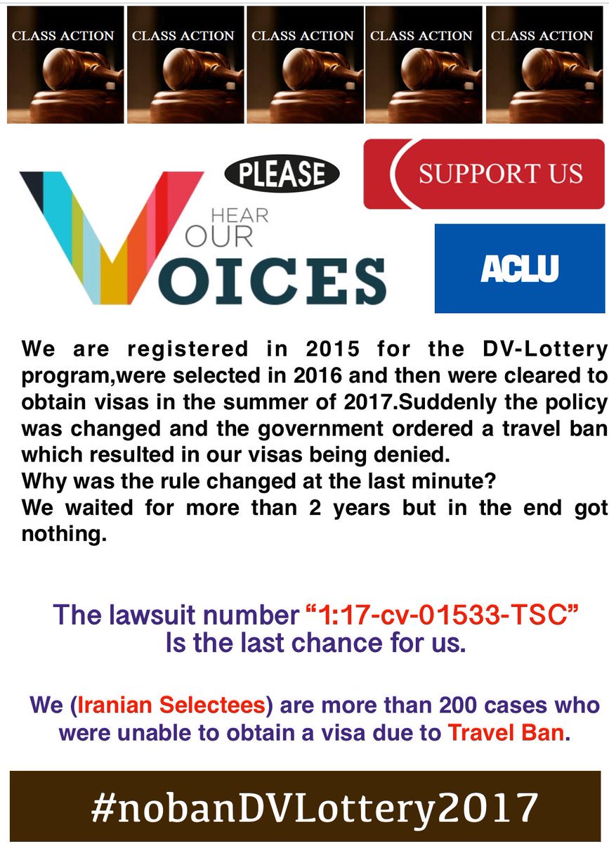 Zb136200's tweet photo. We are optimistic that #usa judiciary will protect the constitution.󾓦󾓦
@RepTedLieu
@repblumenauer
@keithellison
@RepBarbaraLee
@SenSchumer
@BennieGThompson
@GKButterfield
@steve_vladeck 
@YolandaCRondon
@OmarJadwat
@JB_Cox
@adctweets
@WangCecillia 
@ACLU_DC
#NoBanDvLottery2017 https://t.co/9oMpnEJYRa