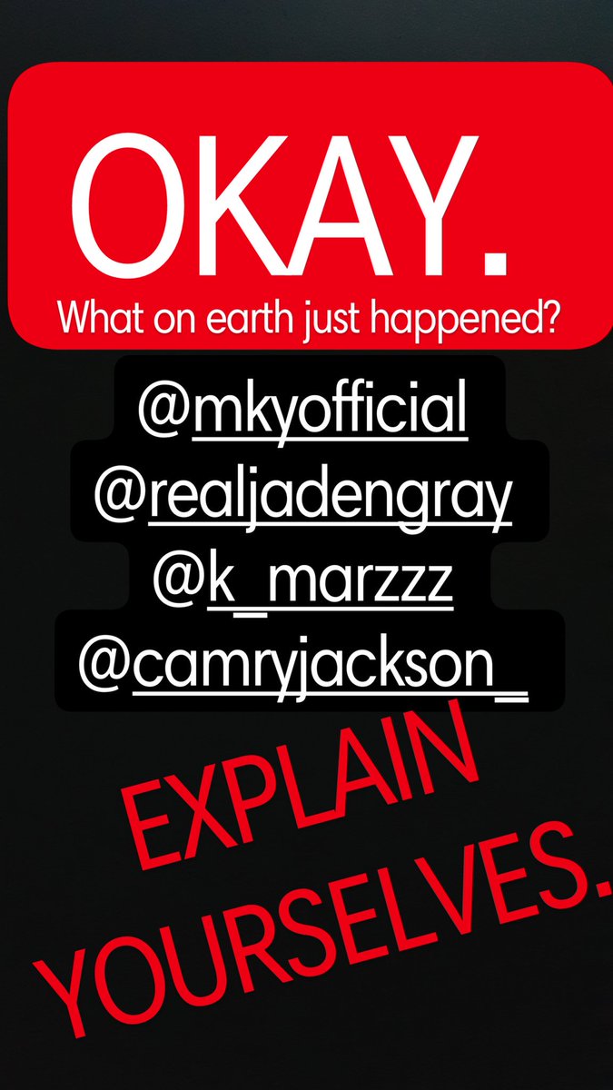 IRLtwins's tweet photo. @mky @RealJadenGray @K_marzzz_ @CamryJackson_  That was a hot mess.  You're singing back up on the @NBCTheVoice but don't have a group name yet? C'mon y'all! https://t.co/3O9iymvpea