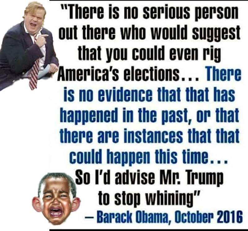 ar15m4mid's tweet photo. Lying @BarackObama 👇
Fed us 💩 for 8 years 👈
Installed the most corrupt administration this country has ever seen.😈
Rigging elections is not the only thing that's being uncovered.
#MuellerWitchHunt
#MuellerDirtyCop
#FBICorruption
#PeterStrzokForPrison
#InsurancePolicy https://t.co/jwL1G03ad2
