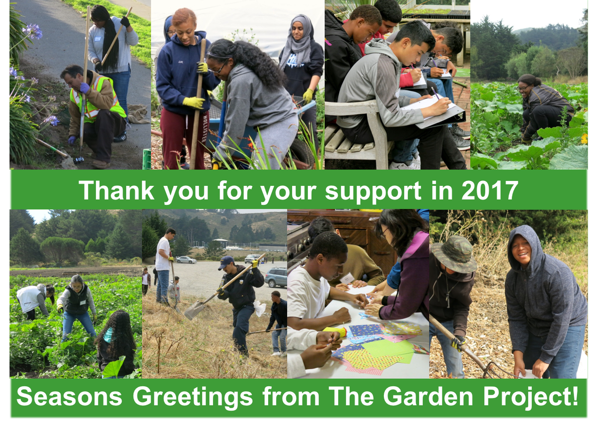 SFGardenProject's tweet photo. Thank you for your support in 2017.  Seasons Greetings from The Garden Project! https://t.co/MEWUjpX5QT