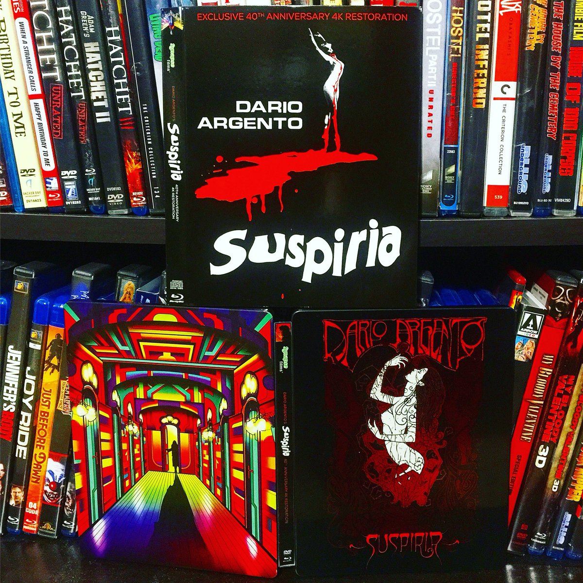 WhopperHorror's tweet image. It’s here! #suspiria #synapsefilms