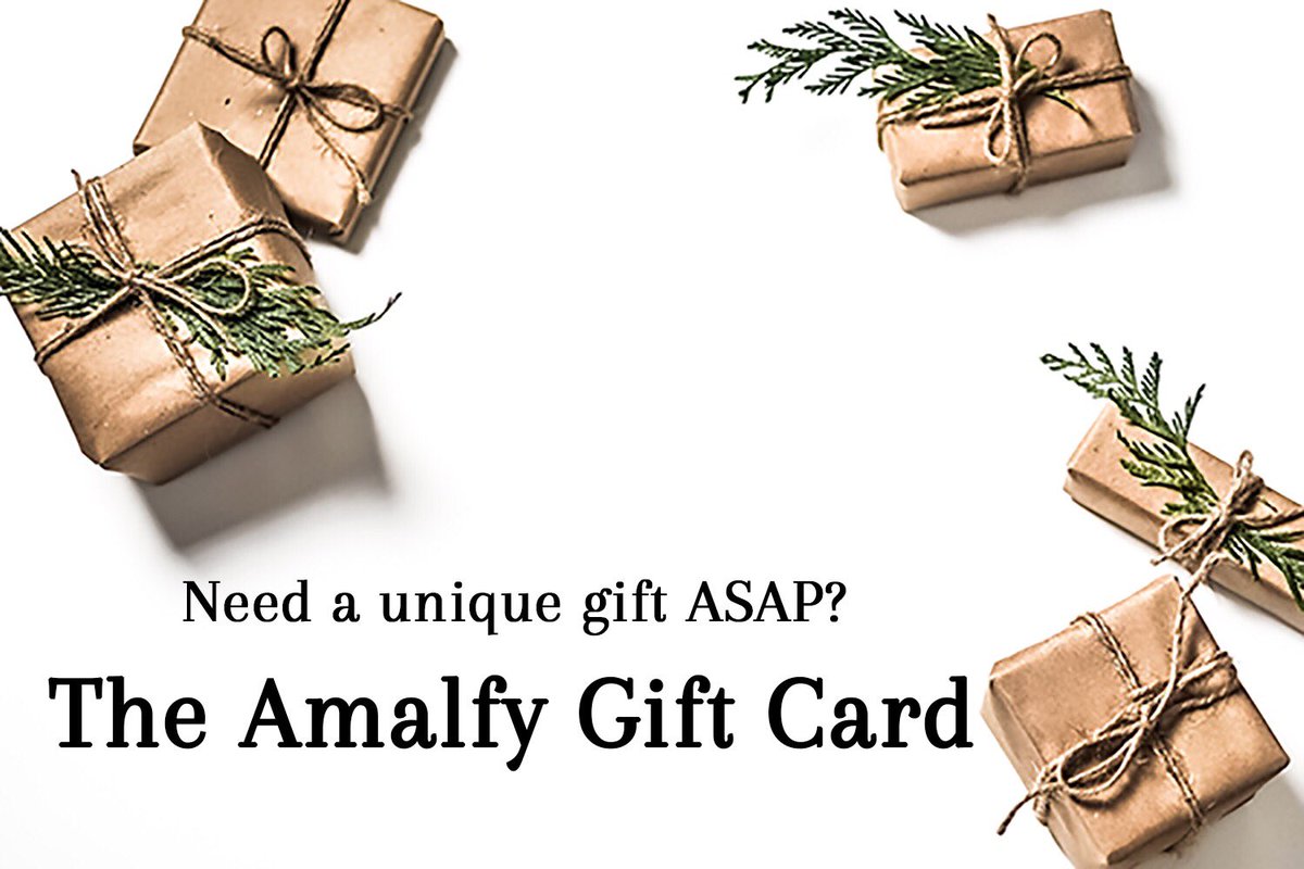 Last minute #gift issues? The Amalfy digital gift card will give your lucky recipient the ability to choose from our range of authentic handmade European products. And remember that 10% of our profits go towards supporting European artisans! 🎁 #Christmasgiftidea#givingback