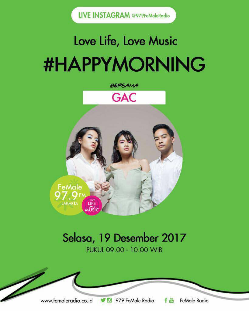 Yang dikantor tapi nganggur, yang kuliah tapi udah uas, yang sekolah tapi udah libur, yuk join Live Instagramnya @979FeMaleRadio bareng GAC