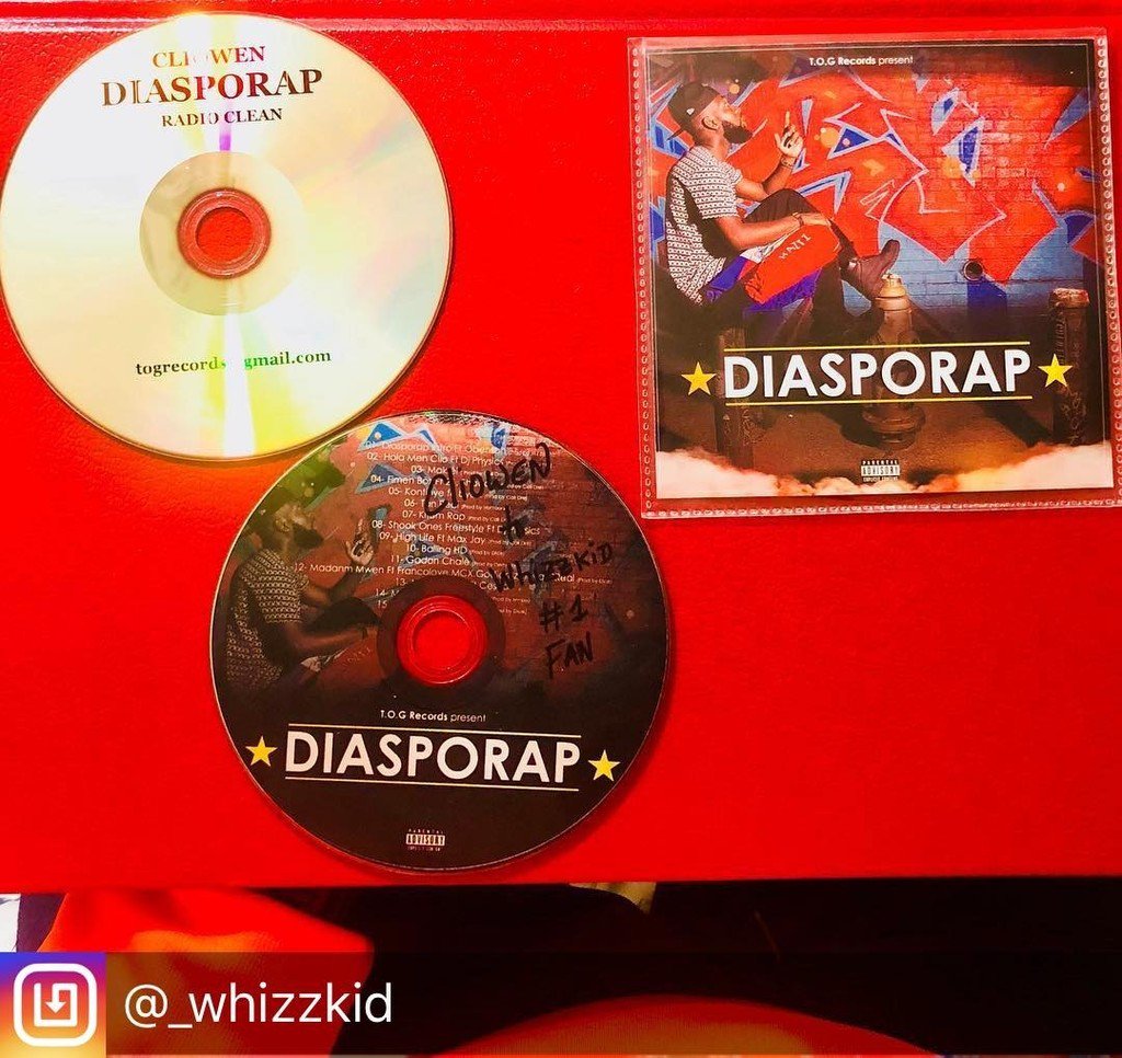 Cliowen's tweet photo. #FanLuv 💯 RepostBy @_whizzkid: "I am very honored to receive a CD signed from you bro, thanks because you thought of me ! I really appreciate it ! @cliowen
#Diasporap THE mixtape ! Get yours it’s everywhere !
#1FanLuv 💯 #DopeBoyzz #HaitianPrototype… https://t.co/WpB8bkTZW1 https://t.co/gf6Ui013SK