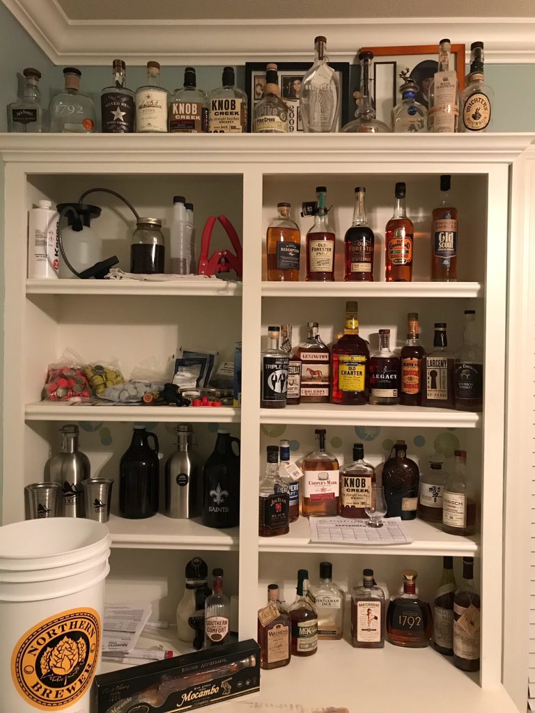 JBRAY694fun's tweet photo. How many times I've been told 'Enough is Enough already'.....I'm either hard head or a slow learner! #drinkingtonight, #whisky, #buffalotrace, @bourbonrcom, @breakingbourbon, @ bourbonbanter, @bourbonblog, @4RosesBourbon, #drinkingcourious, #jeffersonBourbon https://t.co/bNSRzJbxYa