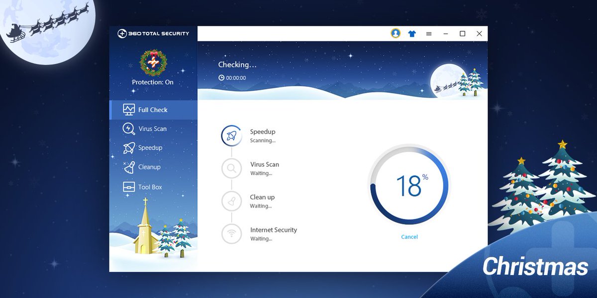 360TotalSec's tweet photo. Christmas is just around the corner! While you are decorating your home, don't forget to dress up your 360 Total Security with the most festive theme! #livelytheme #360themes #MostStylishAntivirus https://t.co/3W7Nl7Z5Lz