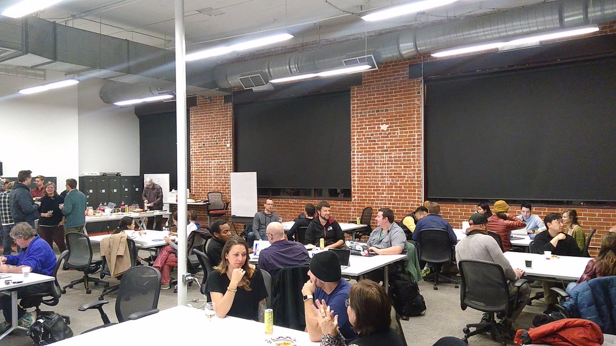 MembersGetIt's tweet photo. #CodeForDenver #HolidayParty is a blast!
Great vegetarian food from @LittleIndiaCO makes every festive && happy!
#party #HappyPeople #CfD https://t.co/lD1IFOYaPr