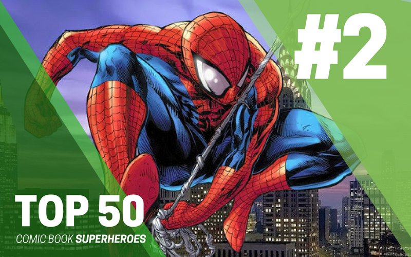 Look who swung in at number 2... 
#ComciBooks #ComicBookHeroes #Spiderman @GeekTweeters