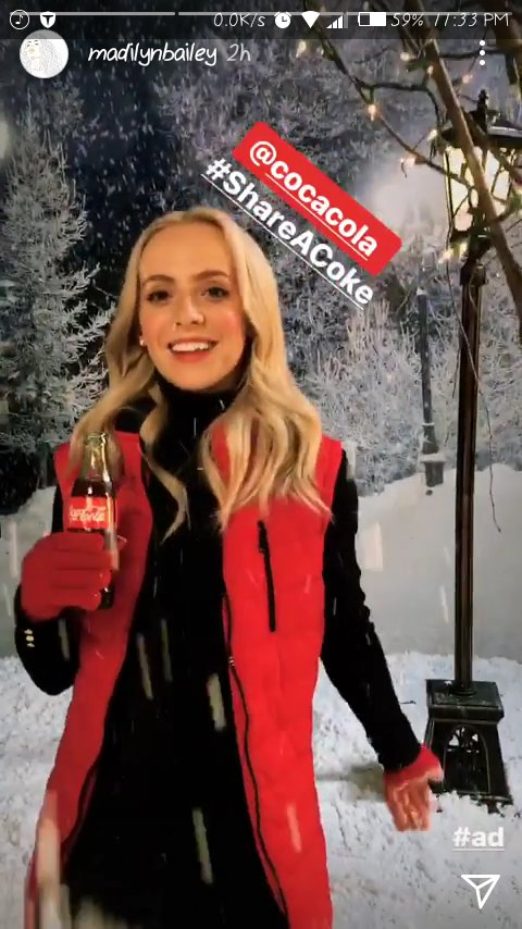 rora_wahid's tweet photo. @MadilynBailey  OMG you're gonna be on Coca cola Ad
 I'M SO PROUD OF YOU ❤❤❤❤❤ https://t.co/uoK8PZfkO1