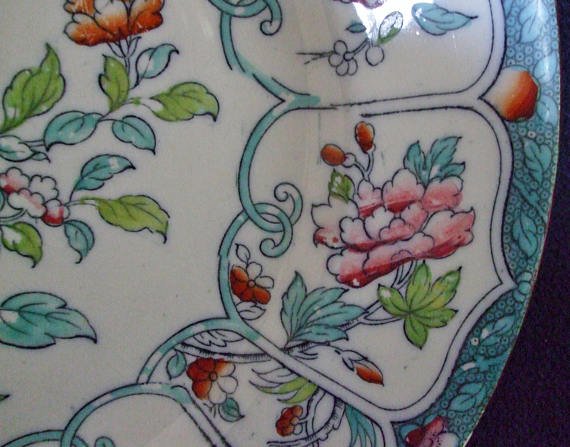 VoltInuOfflclal's tweet photo. Antique Hand enameled transferware dinner plate  WILLIAM BROWNFIELD   COBRIDGE 1850-1871 #antique #antiques #Antiqueclique #Porcelain #Ironstone #Ebay  #victorian #Edwardian #transferware  #vintage #vintagehome #giftideas #followvintage #etsyforall #ebay  https://t.co/g12KREi1j2 https://t.co/0Xhw0S6BJJ
