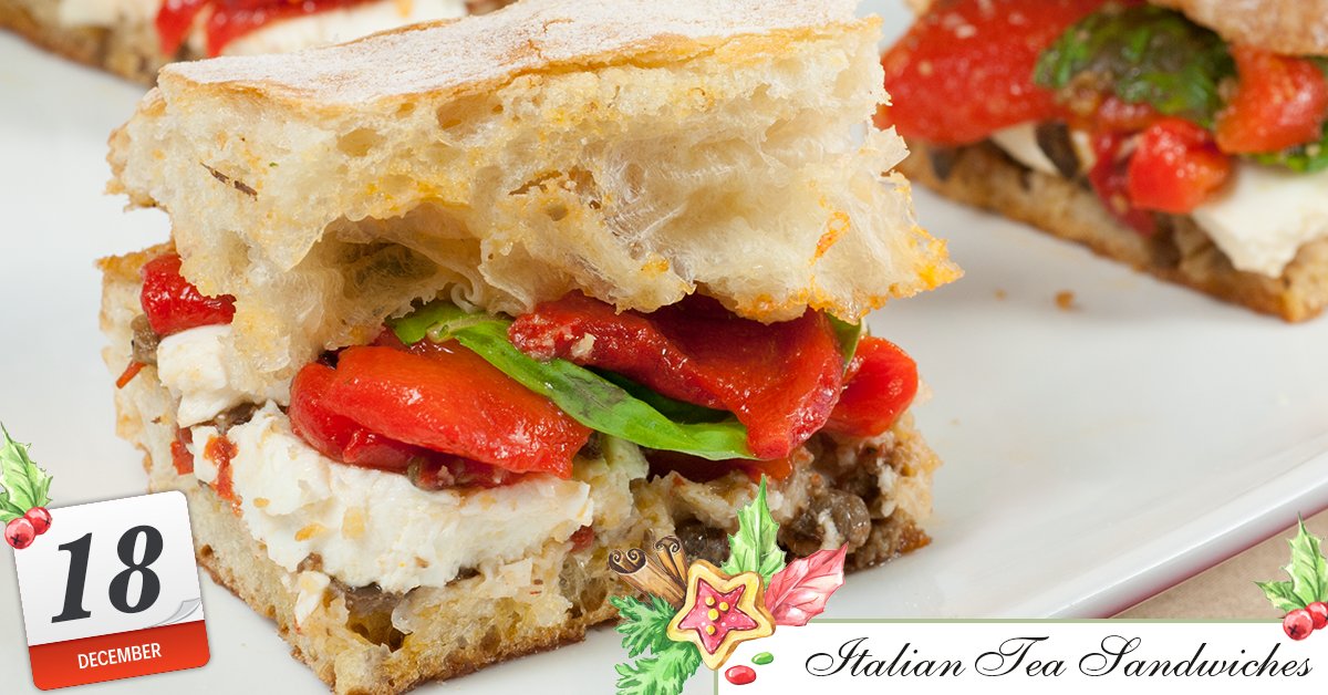 CentoFineFoods's tweet photo. #25DaysofRecipes These simple Italian Tea Sandwiches made with mozzarella, basil and roasted peppers are the perfect light finger food for any event. Get the recipe for your next party: https://t.co/v2P6avn7nU https://t.co/MO5uZIBS4T