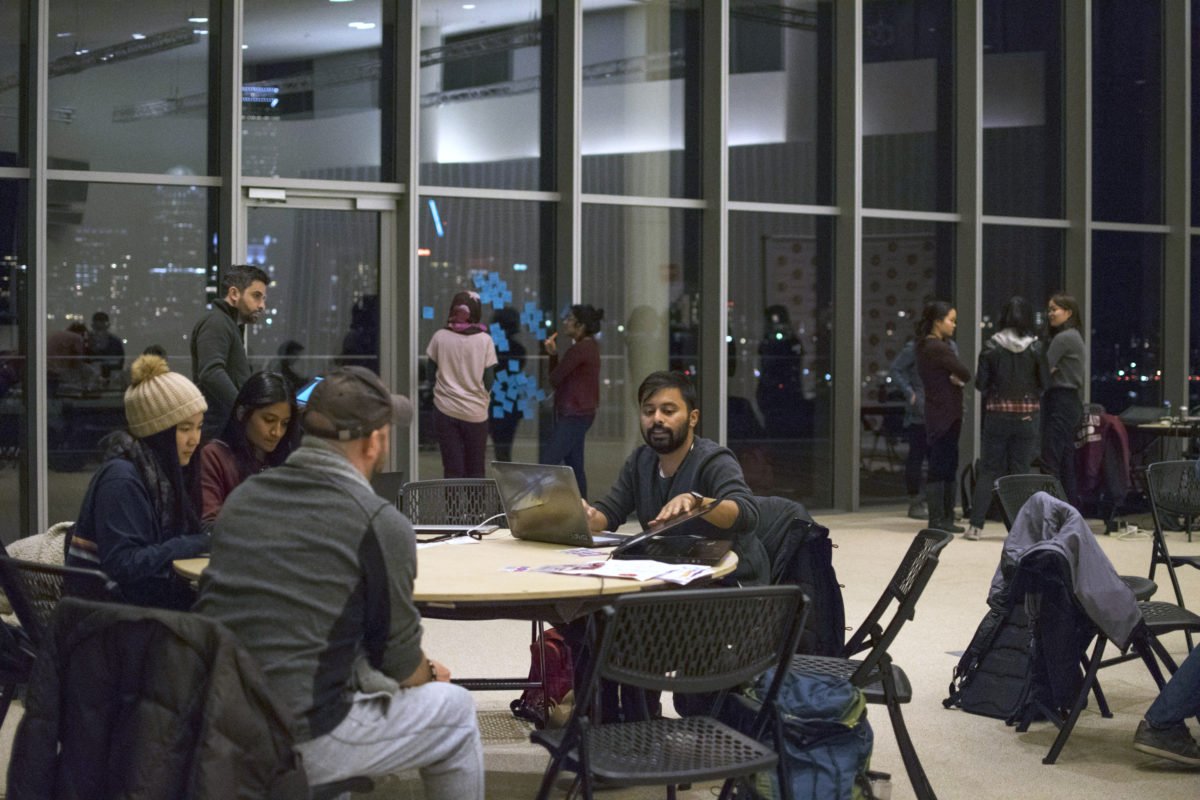 ArtsatMIT's tweet photo. #HackingArts 2017 centered on the theme, 'Why human?'.  Read more about the winning hacks and how the teams used technology to serve humanity. https://t.co/Fo93ei8Pxr https://t.co/e4E26NLcul