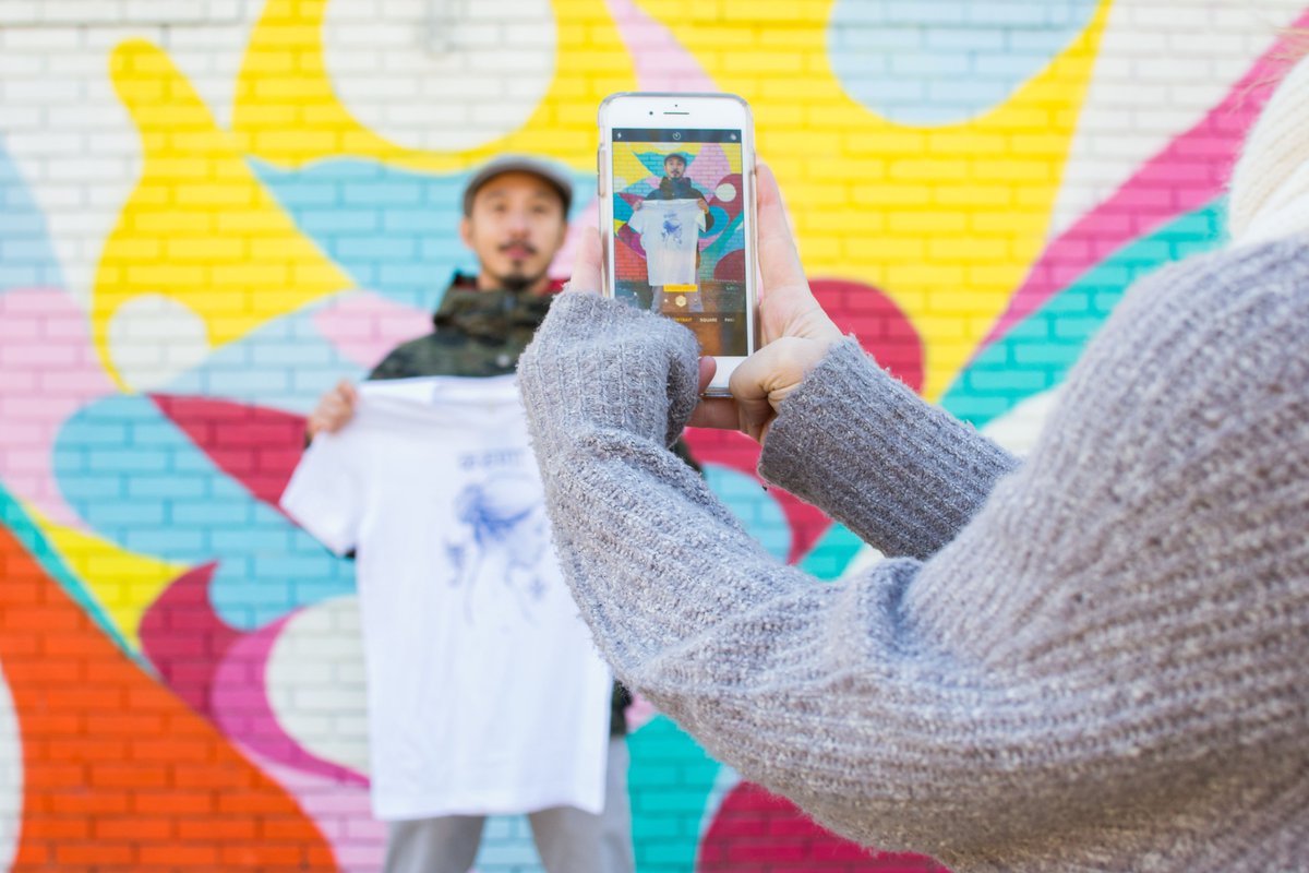 We're very excited to share with you our most recent collaboration with @30Pieces for our gARmenT project! Stay tuned for a giveaway featuring is original artwork this week!! #UberPrints #UPXSANITHNA #AtlArtists